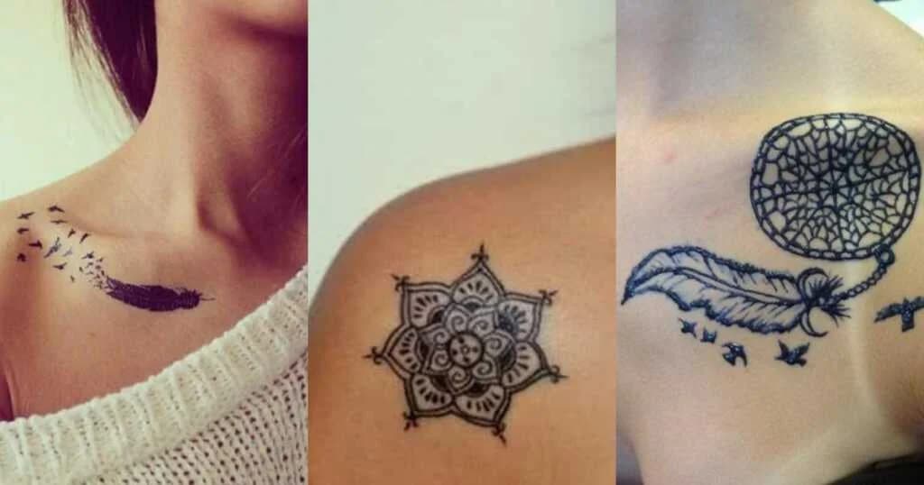 သင့်ကို ဆွဲဆောင်မှုပိုစေမယ့် Sexy Collar Bone Tattoos