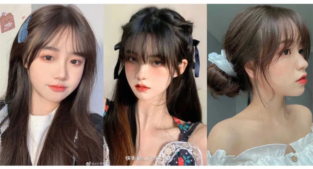 Hair Bang ညှပ်ထားတဲ့သူတွေအတွက် အရမ်းချစ်ဖို့ကောင်းတဲ့ဆံပင်ပြင်ဆင်ပုံများ