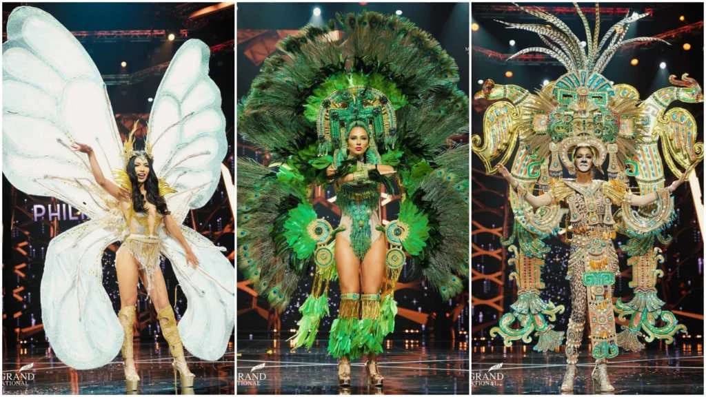 2021 Miss Grand International ပြိုင်ပွဲမှ ဖန်တီးမှုလွန်ကဲသွားခဲ့တဲ့ ပြိုင်ပွဲဝင်မော်ဒယ်လ်တို့ရဲ့ ဖက်ရှင်များ