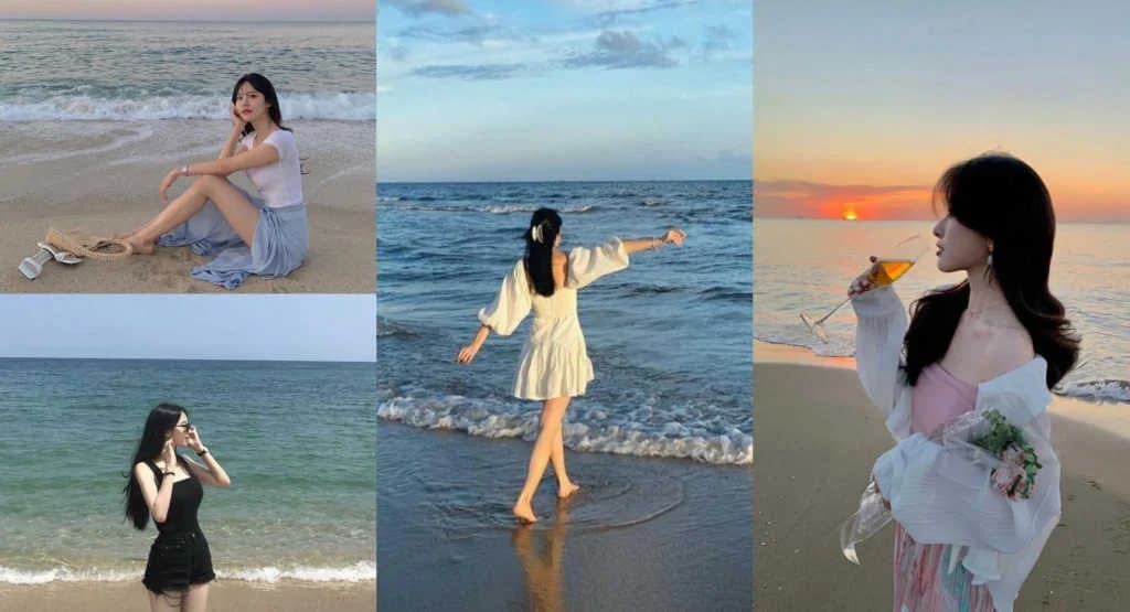 ကမ်းခြေသွားတဲ့အခါမှာအသုံးဝင်စေမယ့် Photo Pose Ideas များ
