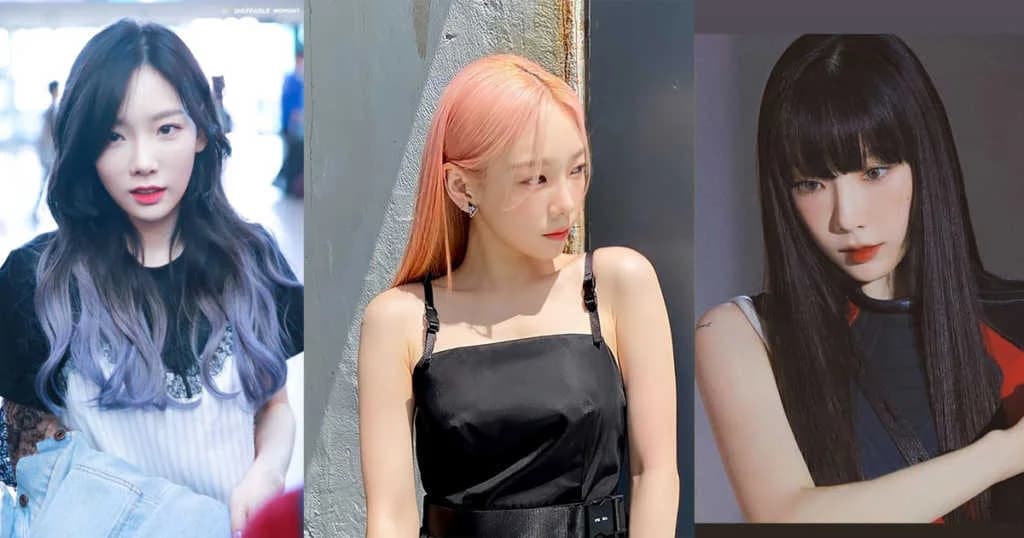 Kpop Idol Taeyeon ရဲ့ ချစ်ဖို့ကောင်းတဲ့ ဆံပင်ပုံစံနဲ့ ဆံပင်အရောင်များ