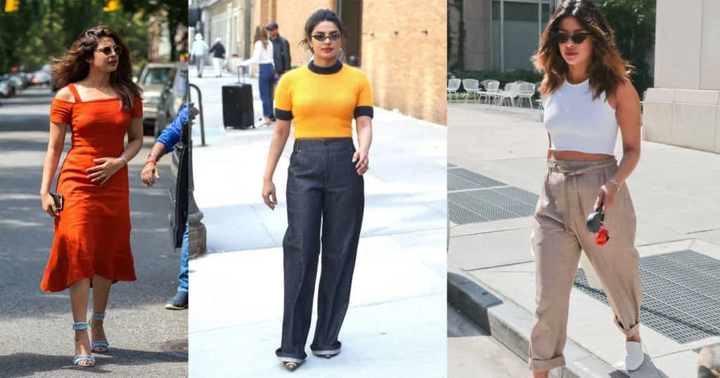 မင်းသမီး Priyanka Chopra ရဲ့ ပေါ့ပေါ့ပါးပါး ဖက်ရှင်များ