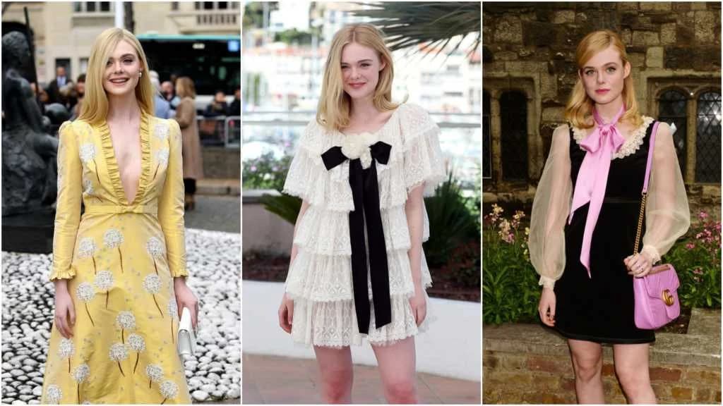 ဘိုမရုပ်လေးအလား ချစ်စရာကောင်းတဲ့ Elle Fanning ရဲ့ ဂါဝန်ဖက်ရှင်များ
