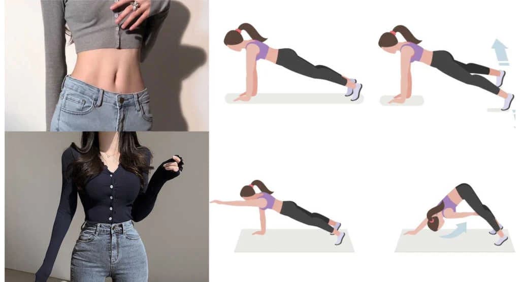 ခါးသေးပြီး Waistline လေးပေါ်လာစေဖို့ပုံမှန်လုပ်ပေးရမယ့် Workout 9 မျိုး