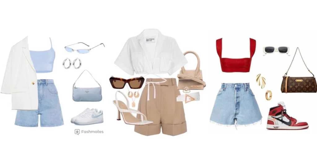 Short Pants လေးတွေနဲ့အထာကျနေစေမယ့် Fashion Outfits များ