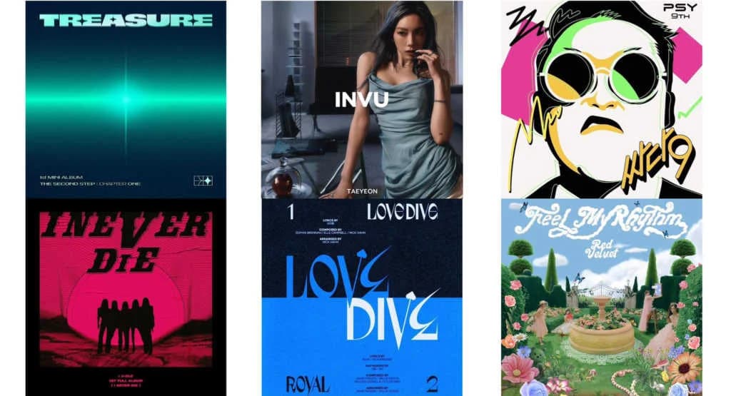2022 မှာထွက်ထားတဲ့ K-Pop Albums တွေထဲမှာမှ အများဆုံး Stream ခံရတဲ့ K-Pop Albums 10 ခု