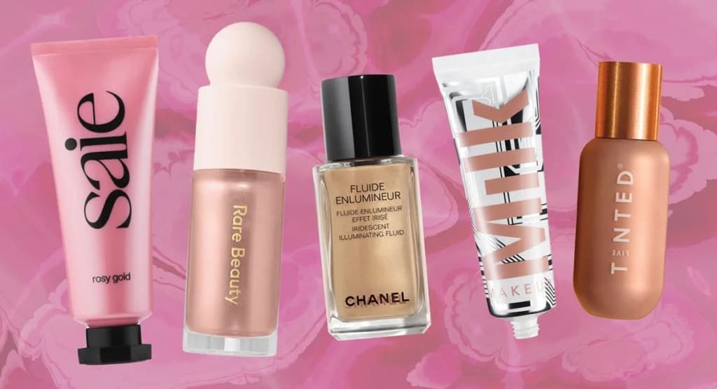 Perfect ဖြစ်တဲ့ Dewy Look ကိုရရှိစေမယ့် အကောင်းဆုံး Liquid Highlighter များ