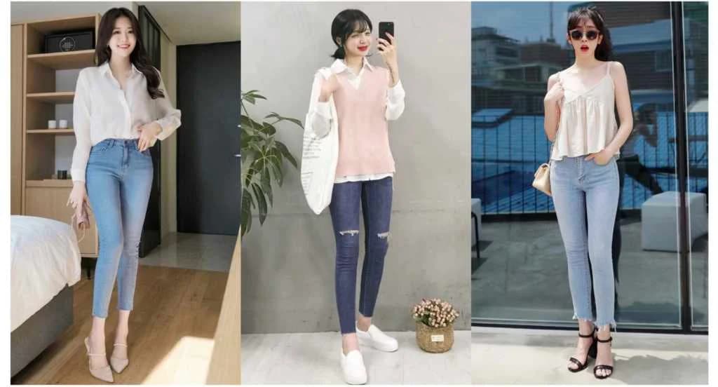 Skinny Jeans လေးတွေနဲ့ ချစ်ဖို့ကောင်းတဲ့ ရိုးရိုးရှင်းရှင်းဖက်ရှင်များ