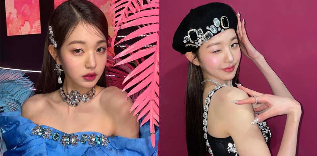 IVE အဖွဲ့ဝင် Wonyoung ရဲ့ ပန်းရောင်သမ်းတဲ့ ချစ်စရာ Makeup Look ပြင်ဆင်နည်း