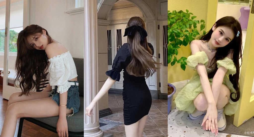 ဆံပင်အရှည်နဲ့ကောင်မလေးတွေအတွက် Photo Pose Idea များ