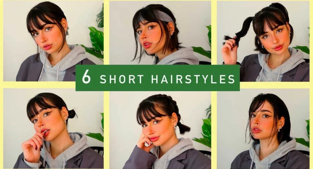 Bangs နဲ့ Short Hair လေးတွေအတွက် အမြန်ပြင်ဆင်လို့ရတဲ့ ဆံပင်စတိုင်လ် ၆ မျိုး
