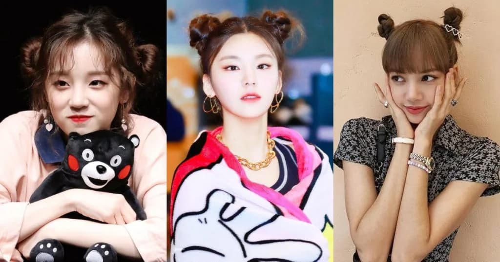 နှစ်ဖက်ခွဲဆံထုံး “Pucca” ဆံပင်စတိုင်လ်နဲ့ ချစ်ဖို့ကောင်းနေတဲ့ ကေပေါ့အိုင်ဒေါလ်များ