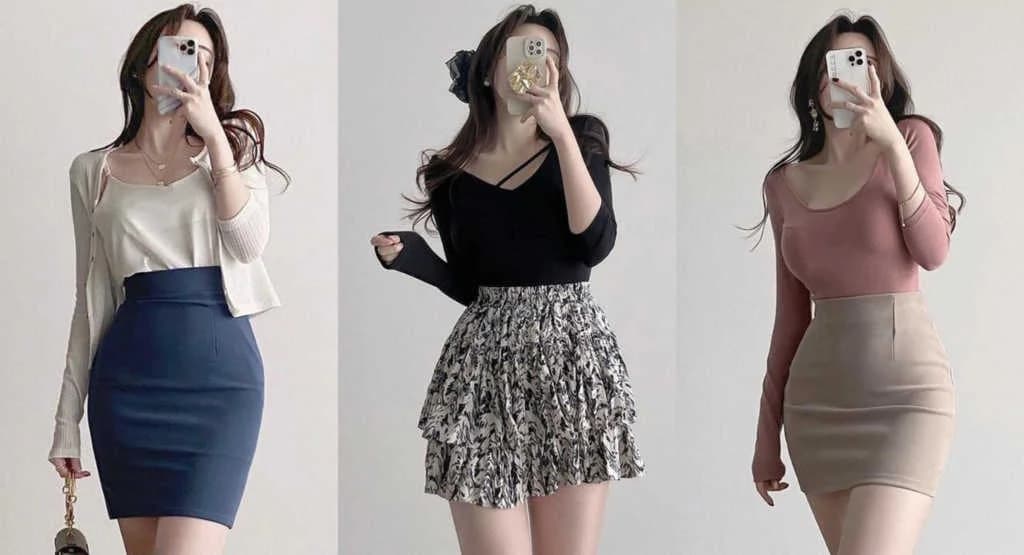 Skirt ဝတ်ရတာကြိုက်သူများအတွက် မိန်းကလေးဆန်ပြီးလှတဲ့ Skirt အတိုဖက်ရှင်များ