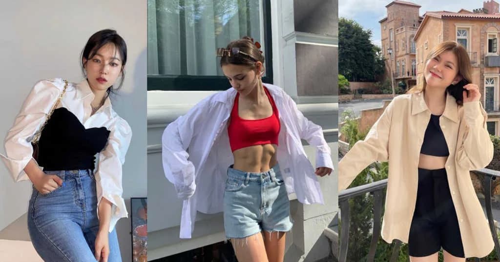 Oversized ရှပ်အပွတစ်ထည်ရှိရုံနဲ့ ဖက်ရှင်ကျအောင် တွဲစပ်ဝတ်ဆင်နိုင်မယ့် Outfit Idea များ