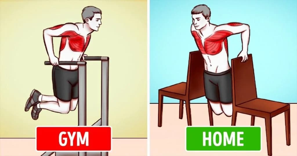 Gym မှာ ဆော့တဲ့လေ့ကျင့်ခန်းတွေကို အိမ်မှာပဲပြန်ဆော့နိုင်မယ့် နည်းလမ်းများ
