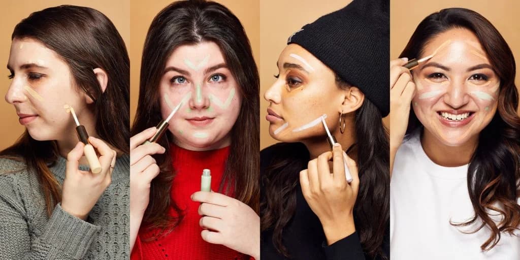 Concealer ကို သူ့အရောင်နဲ့သူ မှန်ကန်စွာ အသုံးပြုတတ်စေဖို့