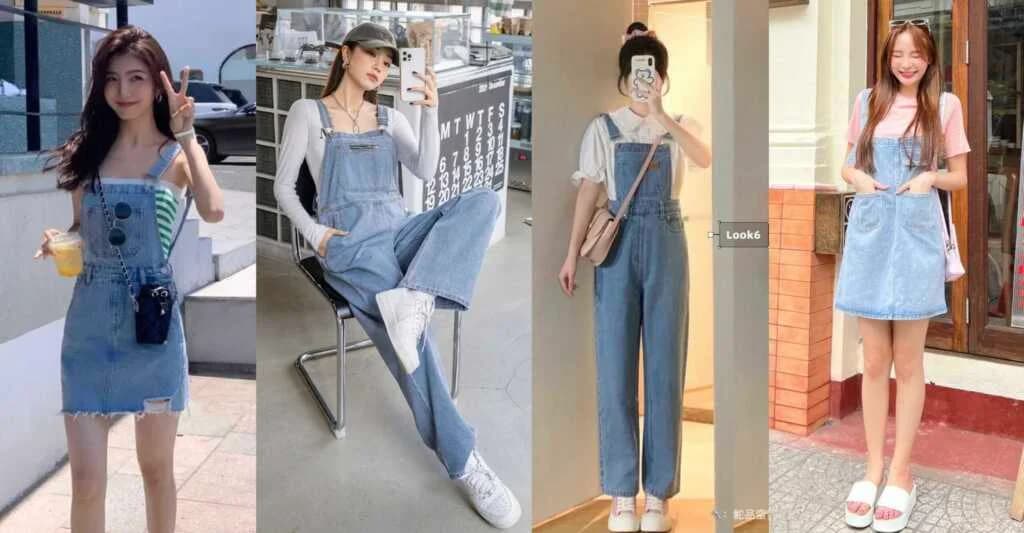 Jean Jumpsuit ကို အမျိုးမျိုးတွဲဖက်ဝတ်ဆင်လို့ရတဲ့ ဖက်ရှင်စတိုင်လ်များ