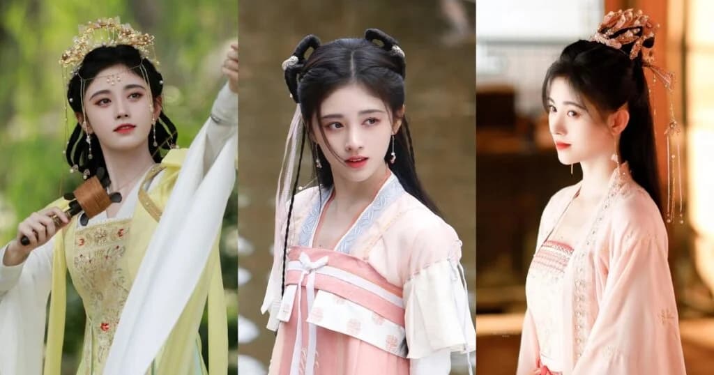 တရုတ်မင်းသမီးချော Ju Jing Yi ရဲ့ ကျက်သရေရှိတဲ့ ရိုးရာဝတ်စုံဖက်ရှင်များ