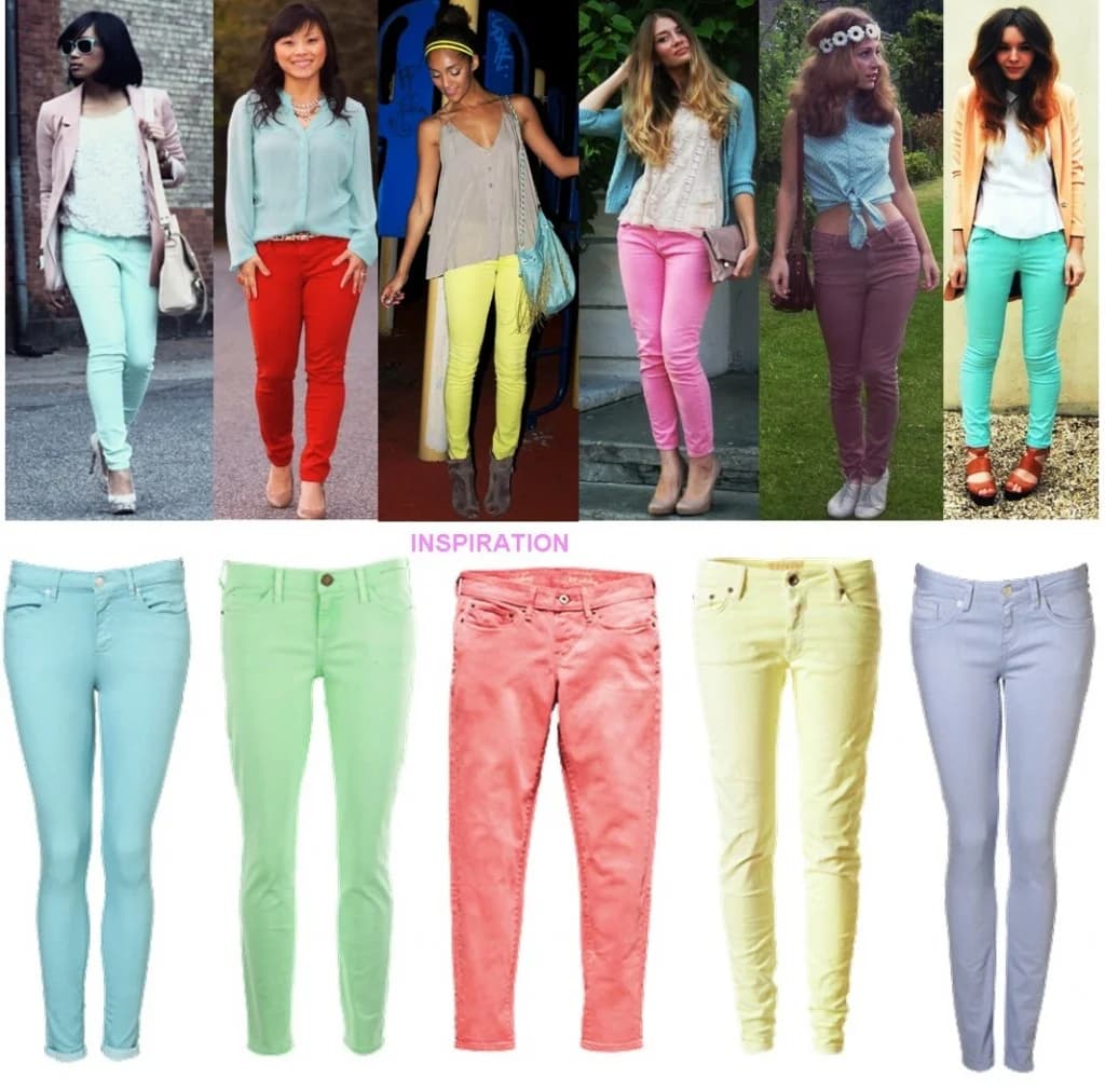 Summer မှာ ခက်မိုက်မိုက်ဖြစ်စေမယ့် Pastel Coloured Jeans