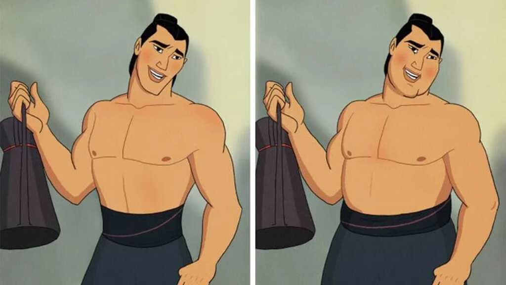 Disney ကာတွန်းကားထဲက မင်းသားတွေသာ Plus Size ဝဝပြည့်ပြည့်လေး ဖြစ်သွားရင် ဘယ်လိုပြောင်းလဲသွားမလဲ