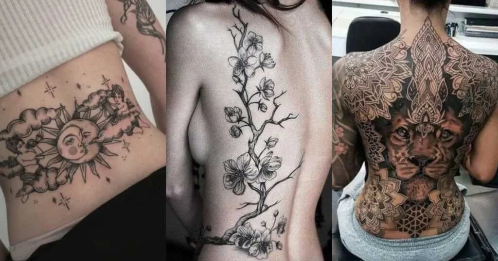 မိန်းကလေးများအတွက် အမိုက်ဆုံး Back Tattoo ဒီဇိုင်းများ
