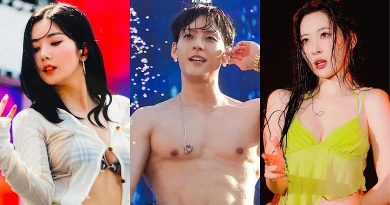 ဆိုးလ် 2023 Waterbomb Festival မှာ Sexy အကျဆုံး ဖြစ်ခဲ့ကြတဲ့ Kpop Idol (၁၀) ဦး