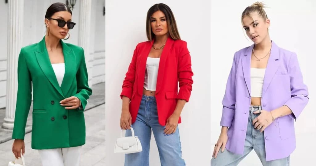 ရောင်စုံ Blazer တွေကို နေရာမရွေး အချိန်မရွေး ဝတ်ဆင်နိုင်မယ့် နည်းလမ်းများ