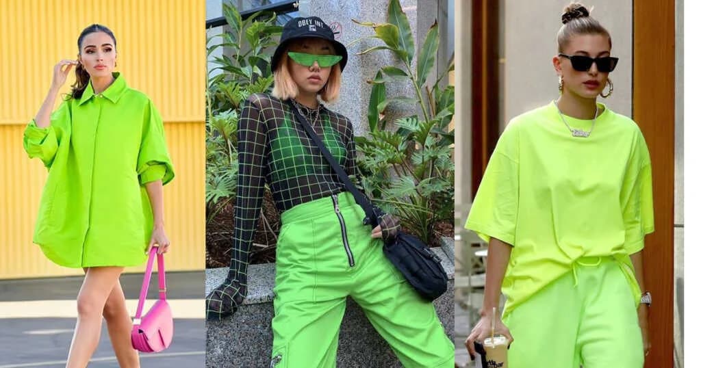 လူသိပ်မရွေးတဲ့ အစိမ်းရောင်အတောက် Outfit တွေကိုအထာကျနေအောင် တွဲစပ်ဝတ်ဆင်နည်း (၈) မျိုး
