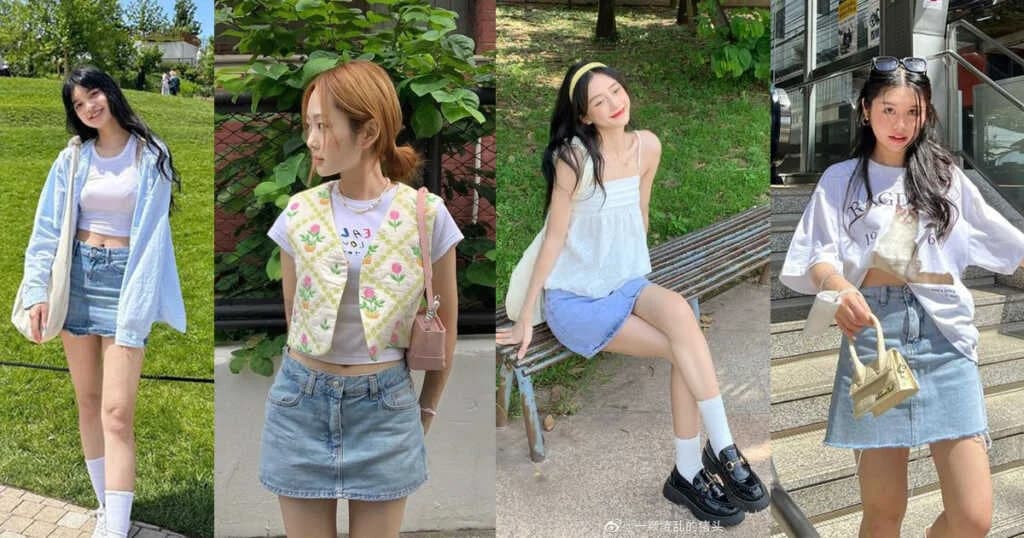 အတိုဝတ်ချင်သူတွေအတွက် Denim ဂျင်းပြာစကပ်တိုတွေနဲ့ ချစ်စရာဖက်ရှင်လေးရအောင် ဝတ်ဆင်နည်း