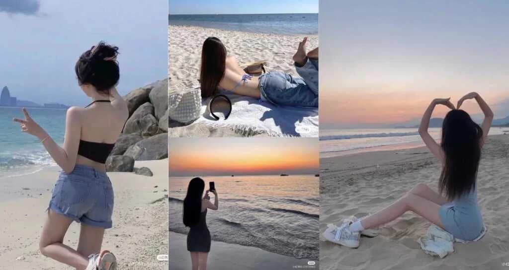 ကမ်းခြေသွားတဲ့အခါ နောက်ကျောပုံလှလှလေးတွေရိုက်ဖို့အတွက် ပို့စ်အိုင်ဒီယာများ