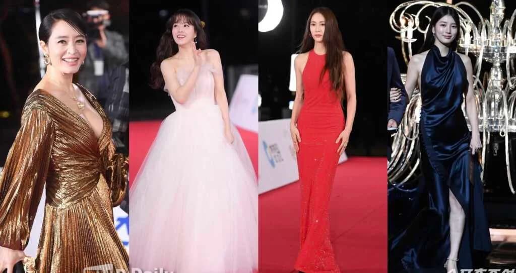 “Blue Dragon Film Awards” မှာ အလှဆုံး Dress တွေကိုဝတ်ဆင်ထားတဲ့ အနုပညာရှင်များ