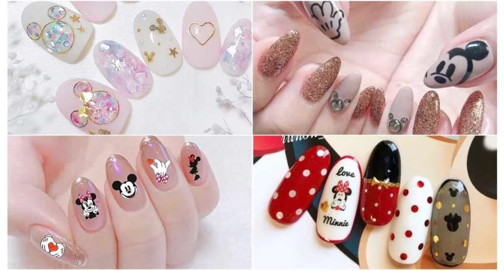 Mickey Mouse Crazy လေးတွေအတွက် Mickey Mouse လက်သည်းဒီဇိုင်းများ