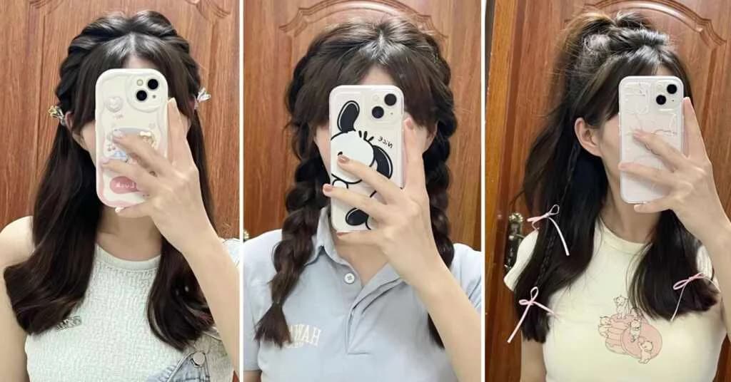 ဆံပင်အရမ်းမရှည်တဲ့ကောင်မလေးတွေအတွက် ချစ်ဖို့ကောင်းတဲ့ Hairstyle 10 မျိုး