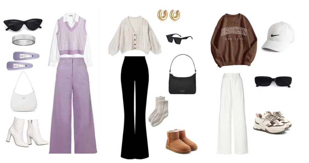 ဆောင်းရာသီအတွက် Long Pant Outfit Idea များ
