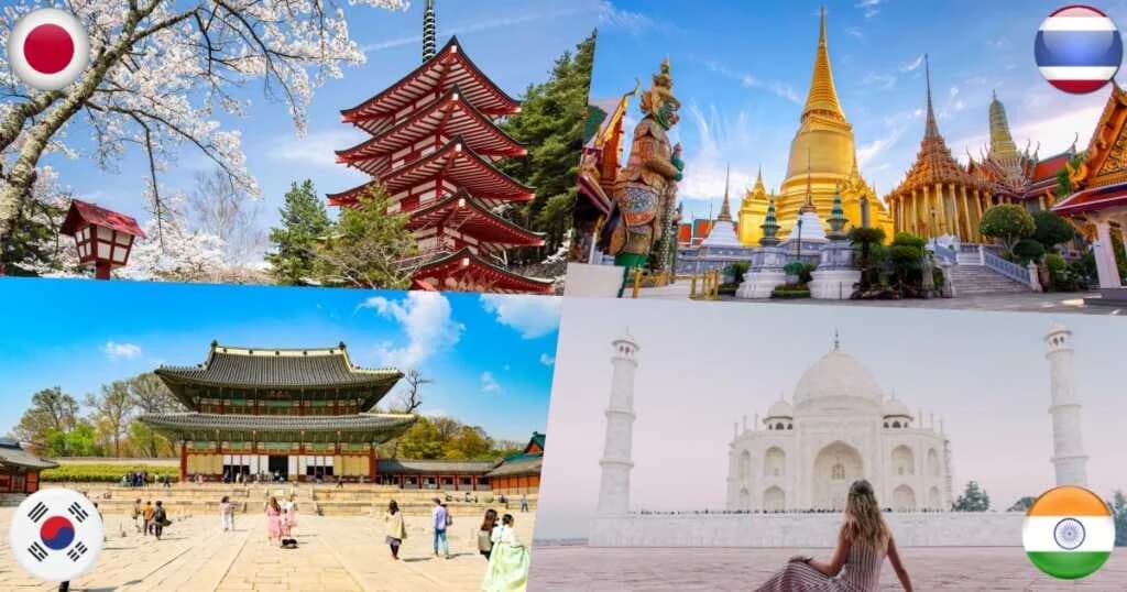 ကမ္ဘာလှည့်ခရီးသွားများရဲ့ စိတ်ဝင်စားမှုမြင့်မားတဲ့ အာရှနိုင်ငံများ