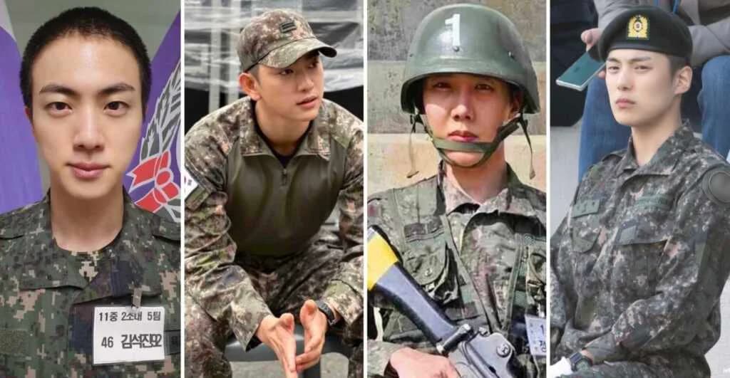 2024 မှာ စစ်မှုထမ်းတာဝန်ပြီးဆုံးတော့မယ့် Male Idols 15 ယောက်