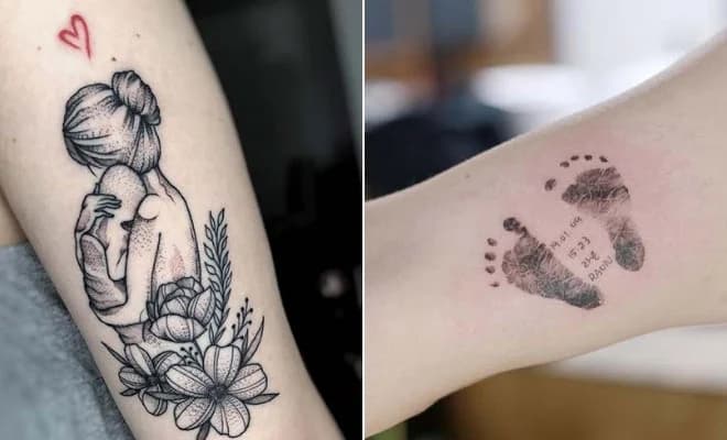 မိသားစုကိုကိုယ်စားပြုတဲ့ Tattoo ထိုးချင်တဲ့မေမေများအတွက် Tattoo Design Idea များ