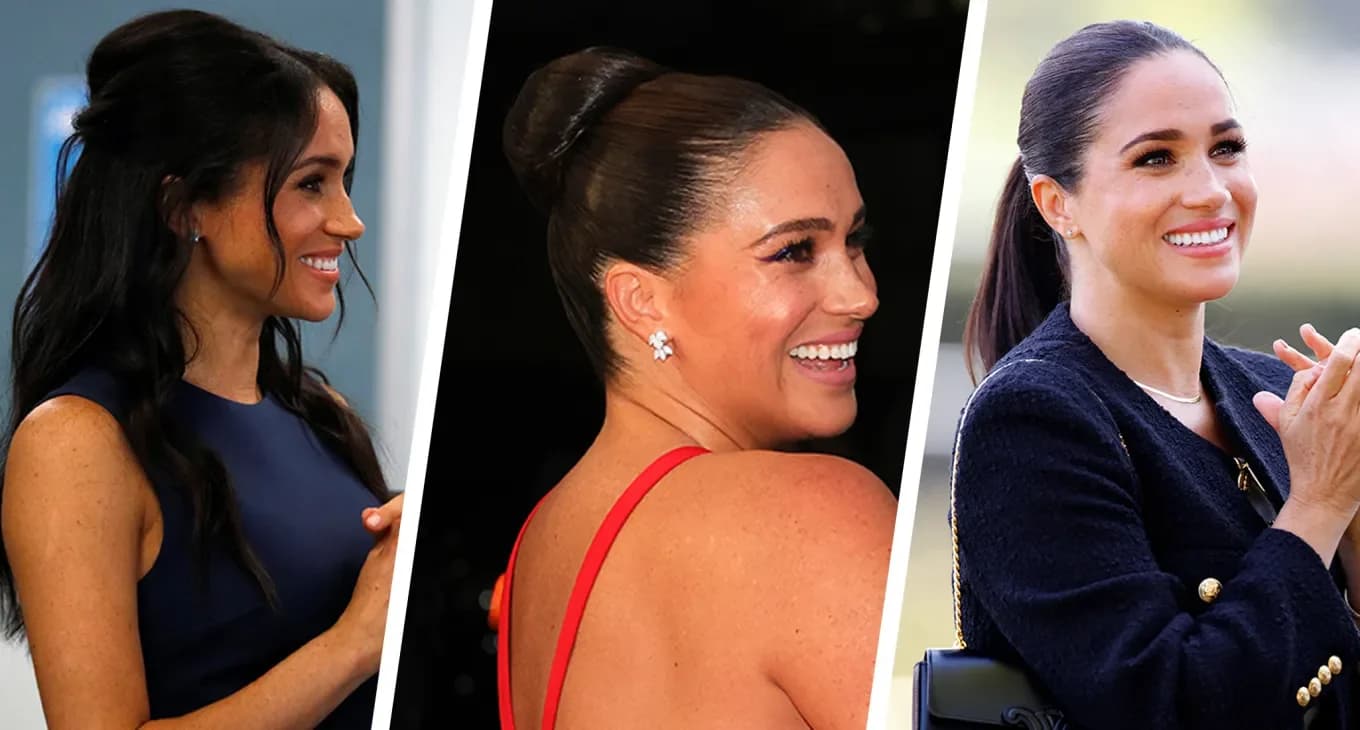 နေရာတိုင်းနဲ့လိုက်ဖက်တဲ့ Meghan Markle ရဲ့ Iconic Hairstyles များ