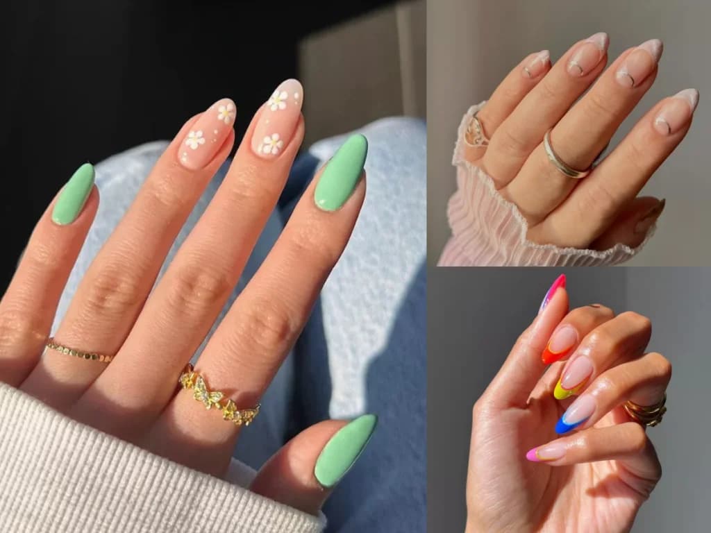 နွေဦးရာသီနဲ့လိုက်ဖက်လွန်းတဲ့ Gel Nail Ideas များ