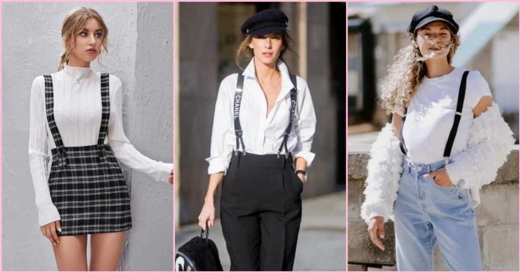 Suspenders နဲ့ ရှိုးထုတ်ချင်တဲ့သူတို့အတွက် အမိုက်စား ဖက်ရှင်များ