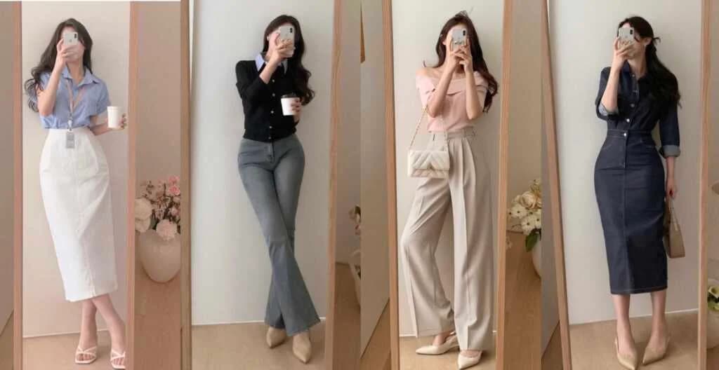 Smart ကျပြီးလှပနေစေမယ့် Korean Style Office Wear Fashion များ