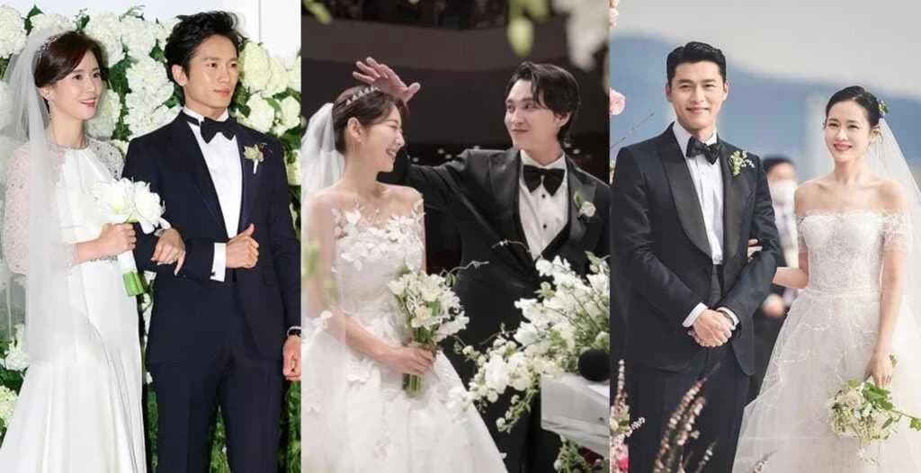 K-Drama Co-Stars အဖြစ်ကနေ တကယ့်လက်တွေ့ဘဝမှာပါလက်ထပ်သွားကြတဲ့ နာမည်ကြီးစုံတွဲ ၁၄ တွဲ