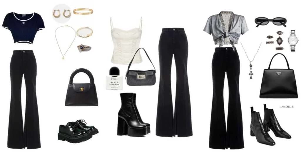 Style ကျလှပနေစေမယ့် Bell Pant Outfit Idea များ