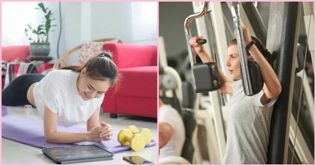 Gym နဲ့ အိမ်မှာ လေ့ကျင့်ခန်း ပြုလုပ်ခြင်းတို့ရဲ့ အားသာချက်နှင့် အားနည်းချက်များ