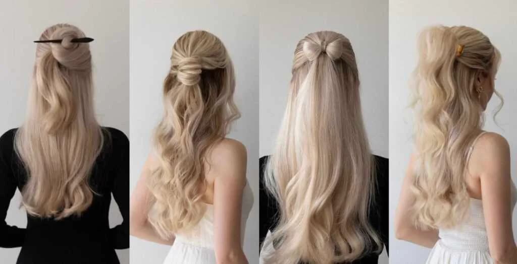 မိန်းကလေးတွေအတွက် ဆန်းသစ်လှပတဲ့ Half-up Hairstyles 12 မျိုး