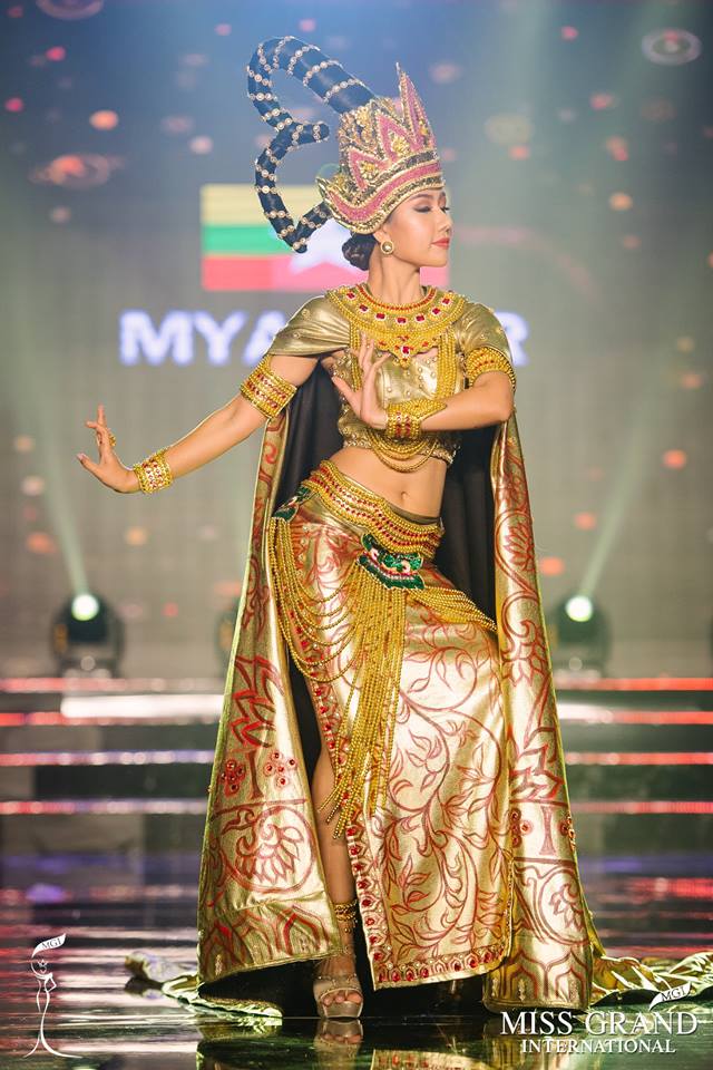 Miss Grand International ရဲ႕ အေကာင္းဆံုး National Costumes ၂၅စံု ထဲမွာ ျမန္မာက Top 10 ကပါဝင္