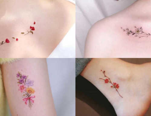 မိန်းကလေးတွေအတွက် အရမ်းလှပြီးချစ်ဖို့ကောင်းတဲ့ Flower Tattoo Designs များ