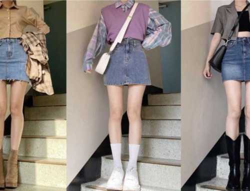 Jean Skirt ကို Top အမျိုးမျိုးနဲ့ လူငယ်ဆန်ဆန်ဝတ်ဆင်နိုင်မယ့် ဖက်ရှင်အိုင်ဒီယာများ
