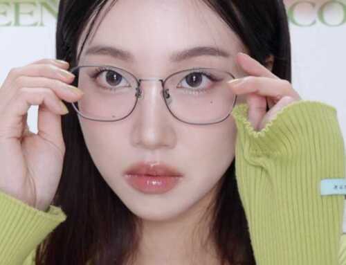 မျက်မှန်နဲ့ကောင်မလေးတွေအတွက် လှပတဲ့ Green Core Makeup Look ပြင်နည်း