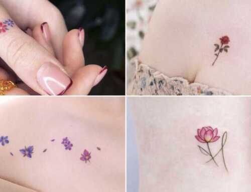 မိန်းကလေးတွေအတွက် ချစ်ဖို့ကောင်းပြီးလှပတဲ့ Mini Flower Tattoo Design များ